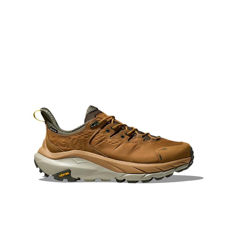HOKA ONE ONE 低幫徒步鞋KAHA 2 LOW GTX戶外防水版 蜜色/麥青色-男 42.5