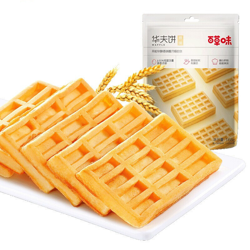 88VIP會員：Be&Cheery 百草味 華夫餅 原味1kg