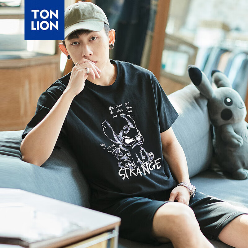 PLUS會員：TonLion 唐獅 男短袖T恤 拍2件