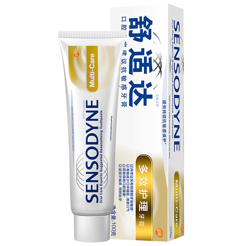 88VIP會員：舒適達 基礎護理系列 多效護理牙膏 100g