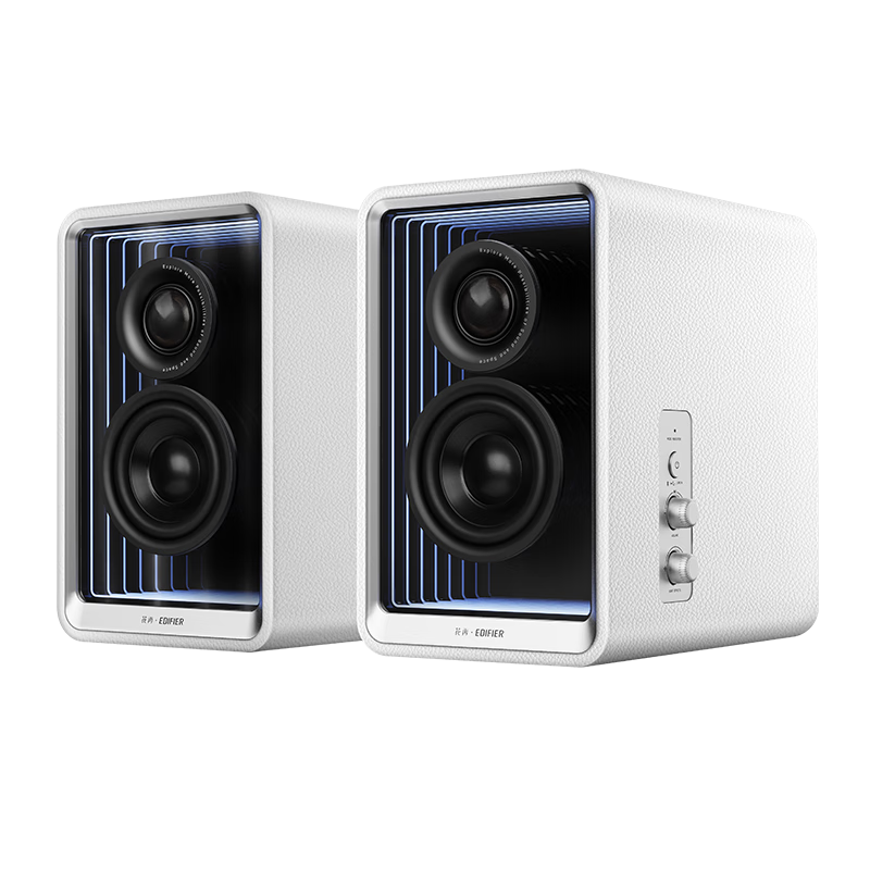 plus：漫步者花再【國家補貼】Halo 2.0 深淵監聽音箱藍牙電腦音響 桌面音響 HIFI級音質 電視音響 客廳音響