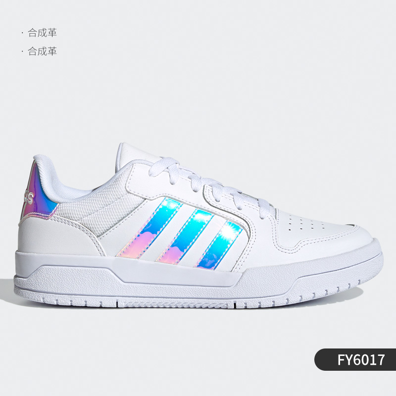 adidas 阿迪達(dá)斯 官方正品男女休閑低幫透氣輕便運(yùn)動(dòng)板鞋 FY5296