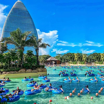 無限次暢玩亞特水世界&水族館！三亞亞特蘭蒂斯+皇冠/假日/哈曼酒店4天3晚旅游套餐