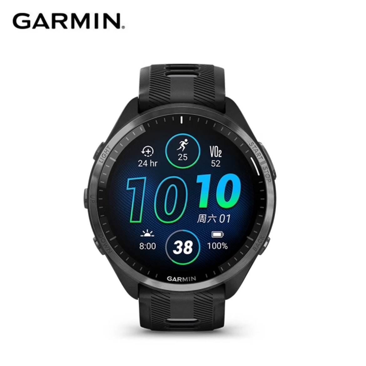 Plus:佳明 Forerunner965極夜黑多功能心率跑步HRV血氧鐵三訓練戶外運動手表