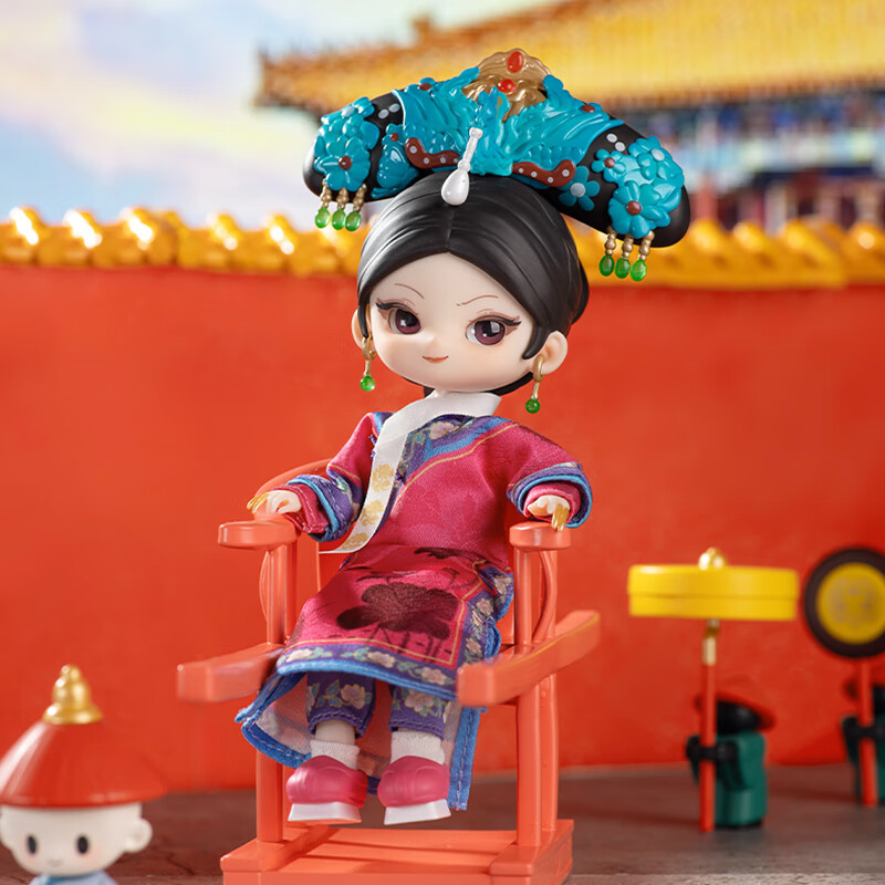 vef X11 SPACE 預(yù)售 甄嬛傳BJD可動(dòng)玩偶盲盒 單個(gè)盲盒隨機(jī)發(fā)