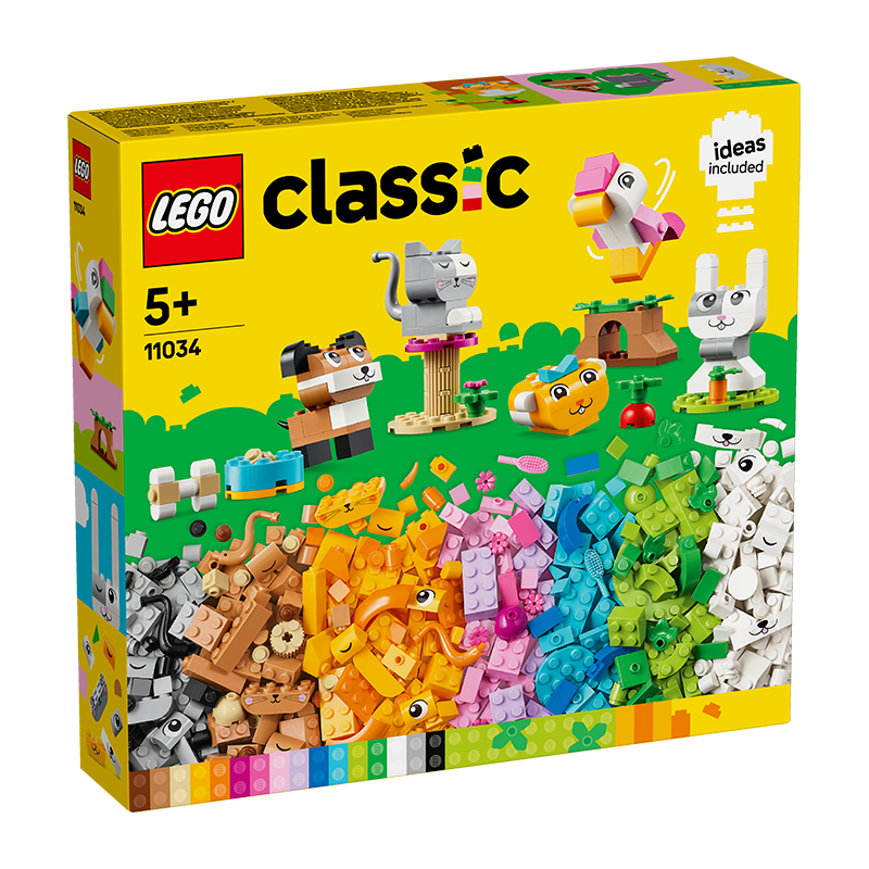LEGO 樂高 積木拼裝11034 創意萌寵5歲+男孩女孩兒童玩具生日禮物