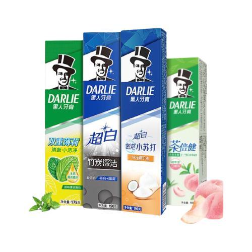 30日0點：好來 原黑人 超白小蘇打薄荷茶牙膏 4支*715g套裝