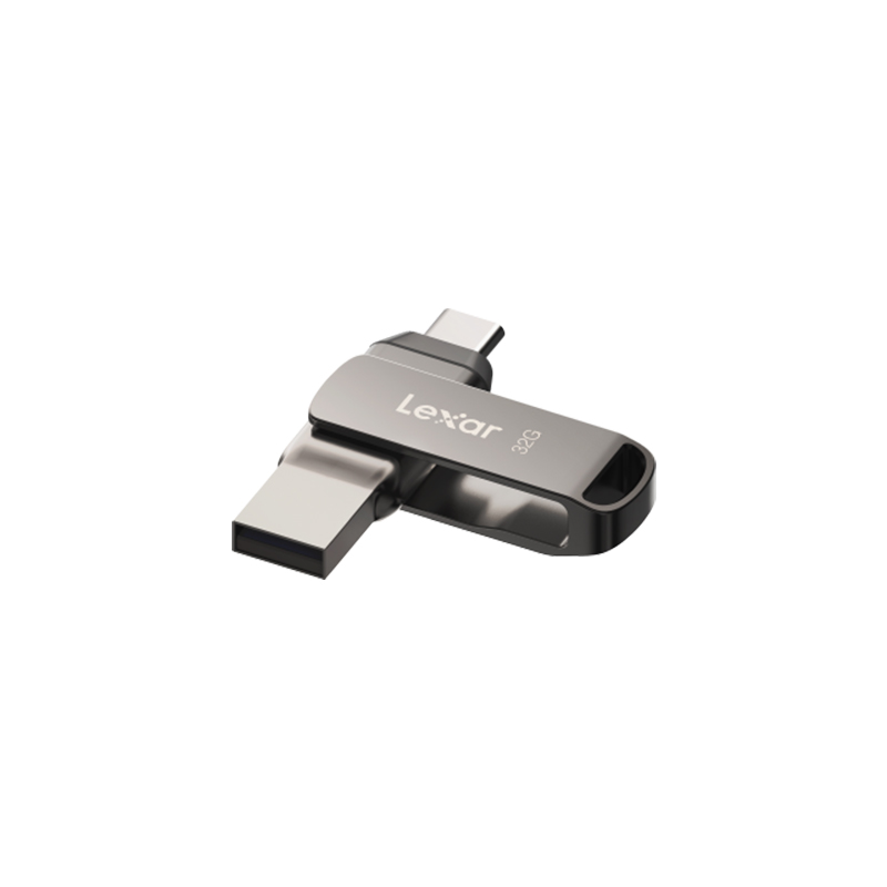 雷克沙 D400高速U盤128G USB3.1Type-C手機電腦雙接口金屬U盤