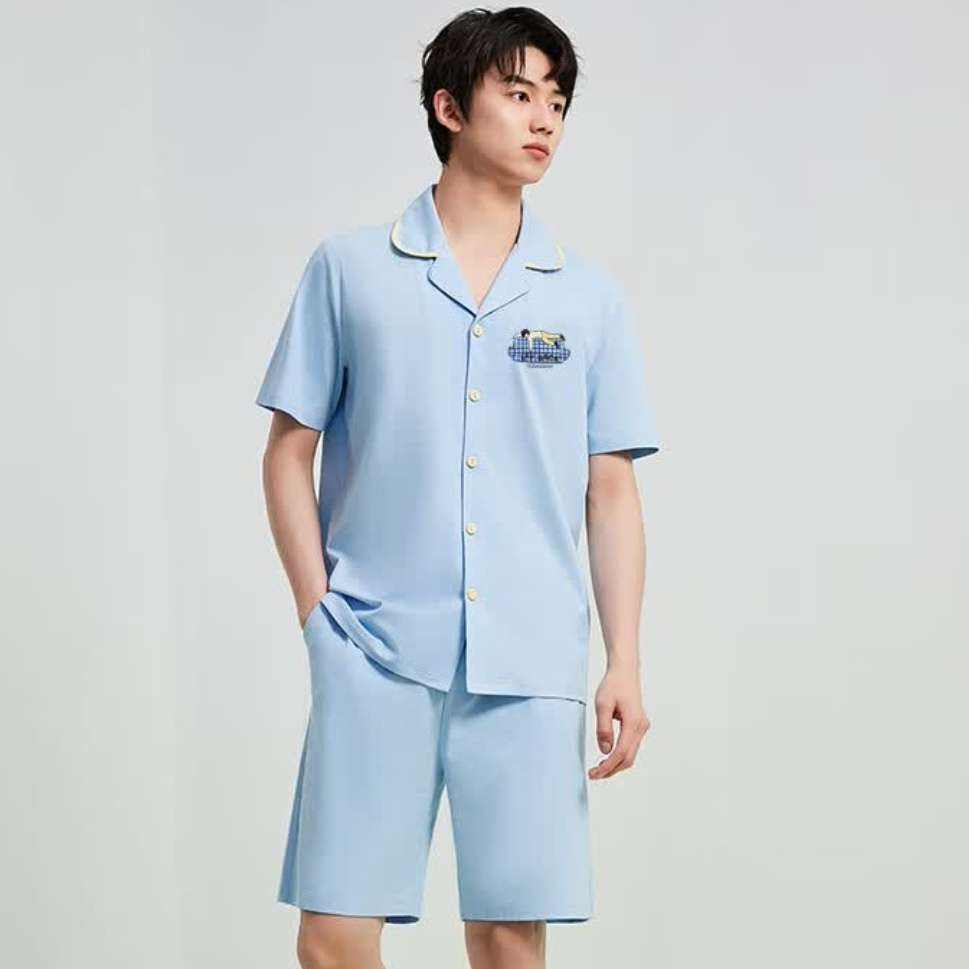 有棵樹 男女80支純棉家居服套裝