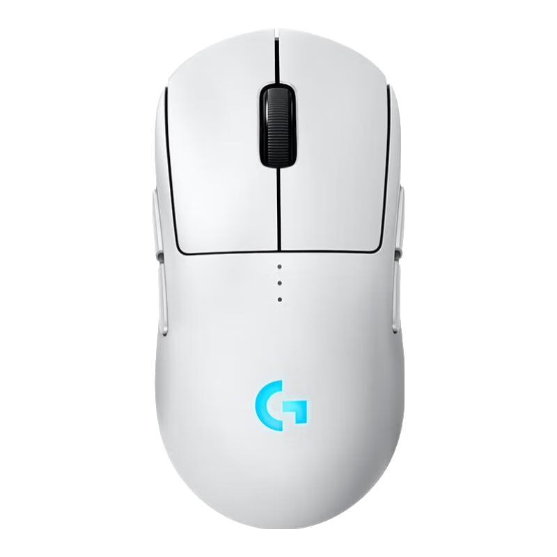 羅技（G）GPW四代鷹眼朱雀無線游戲鼠標狗屁王4代輕量化機械充電FPS吃雞LOL無畏契約 GPW4代朱雀-白色