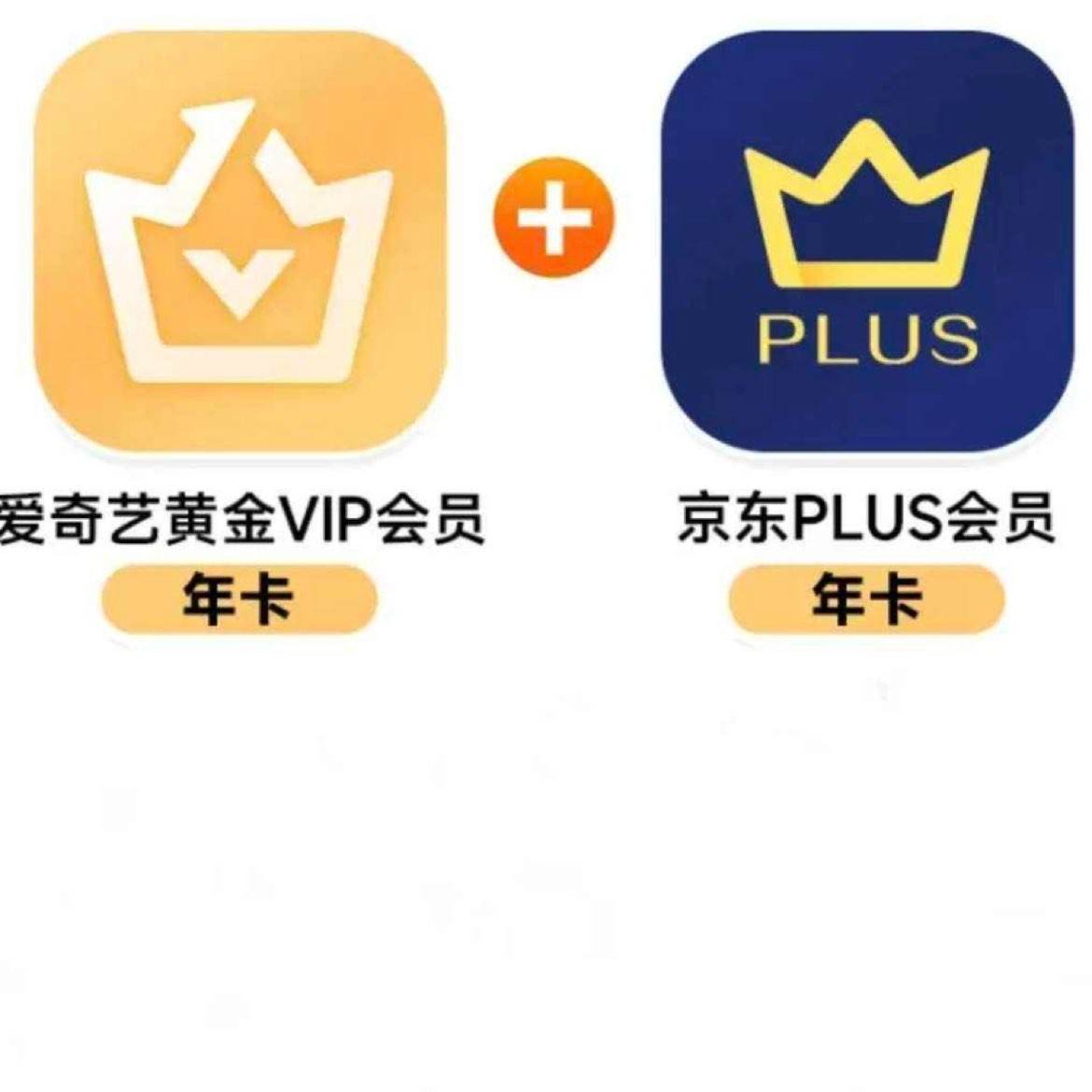 iQIYI 愛奇藝 黃金會員年卡+京東PLUS年卡