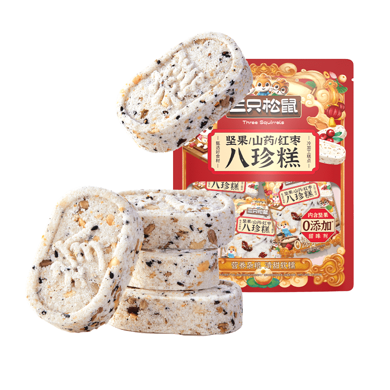 三只松鼠 堅果山藥紅棗八珍糕250g