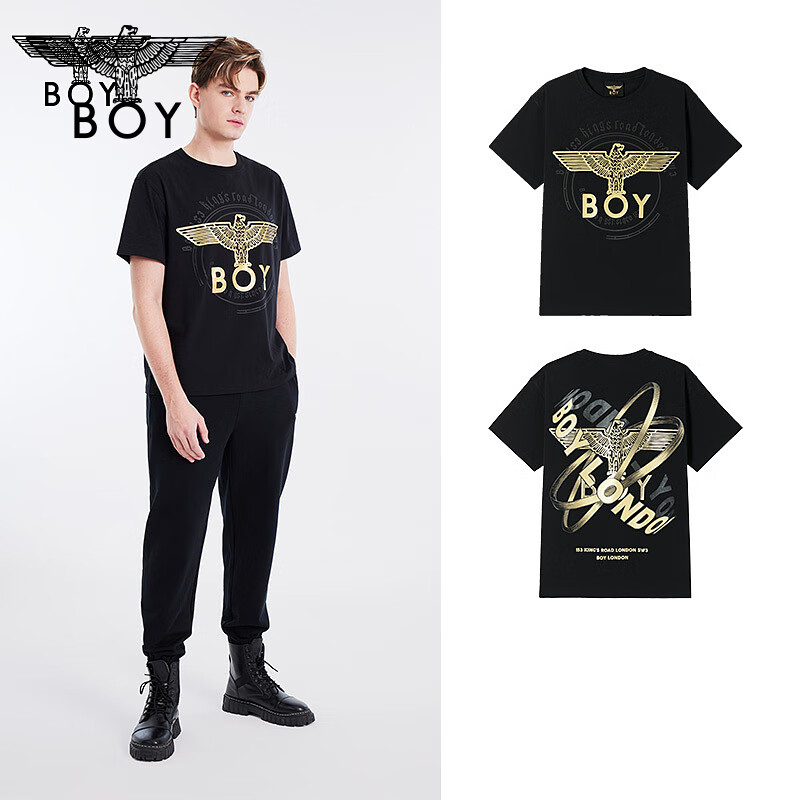 BOY LONDON 男女同款老鷹光環(huán)純棉短袖