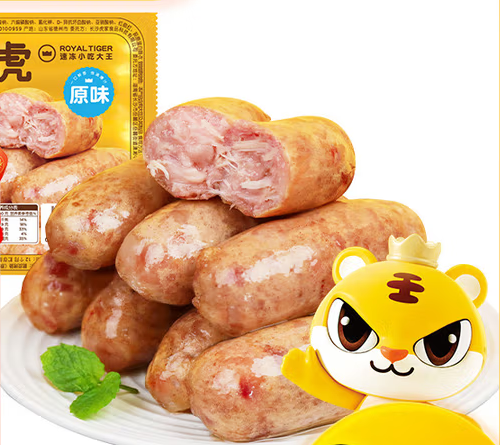 皇家小虎 肉感滿滿 原味烤腸500g（任選5款）
