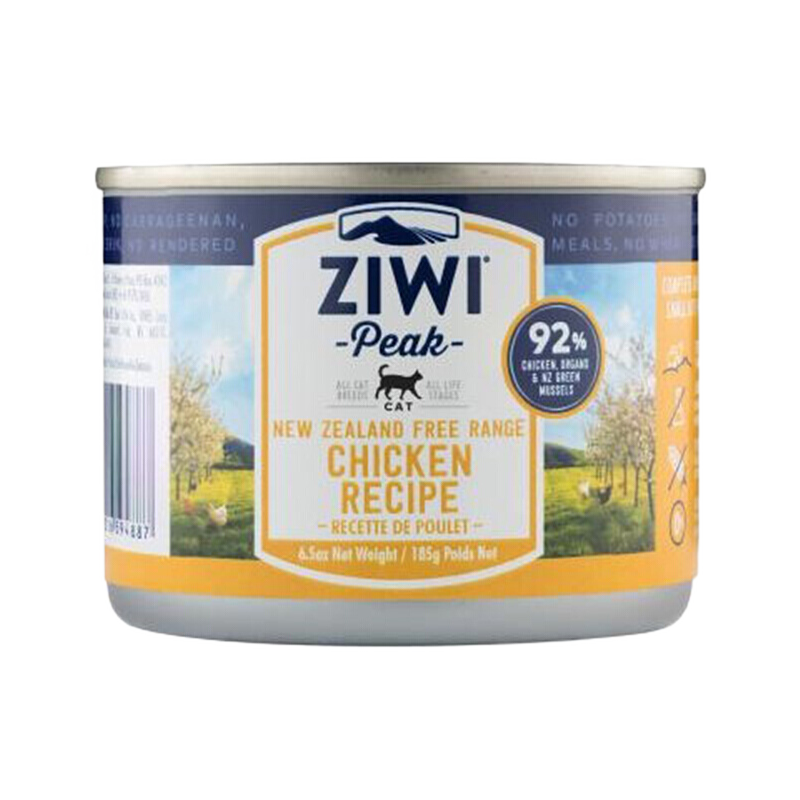 再降價、百補：滋益巔峰（ZIWI）貓罐頭貓糧185g/罐 新西蘭進口主食罐全貓成貓幼貓通用濕糧貓罐頭 185g*10罐【隨機口味】