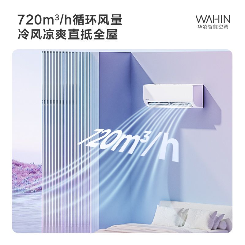 華凌 大1.5匹超省電華凌空調(diào)一級能掛機(jī)節(jié)能臥室變頻冷暖家用