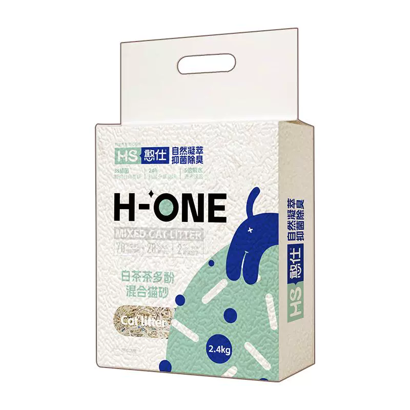 憨仕 白茶混合豆腐貓砂2.4kg