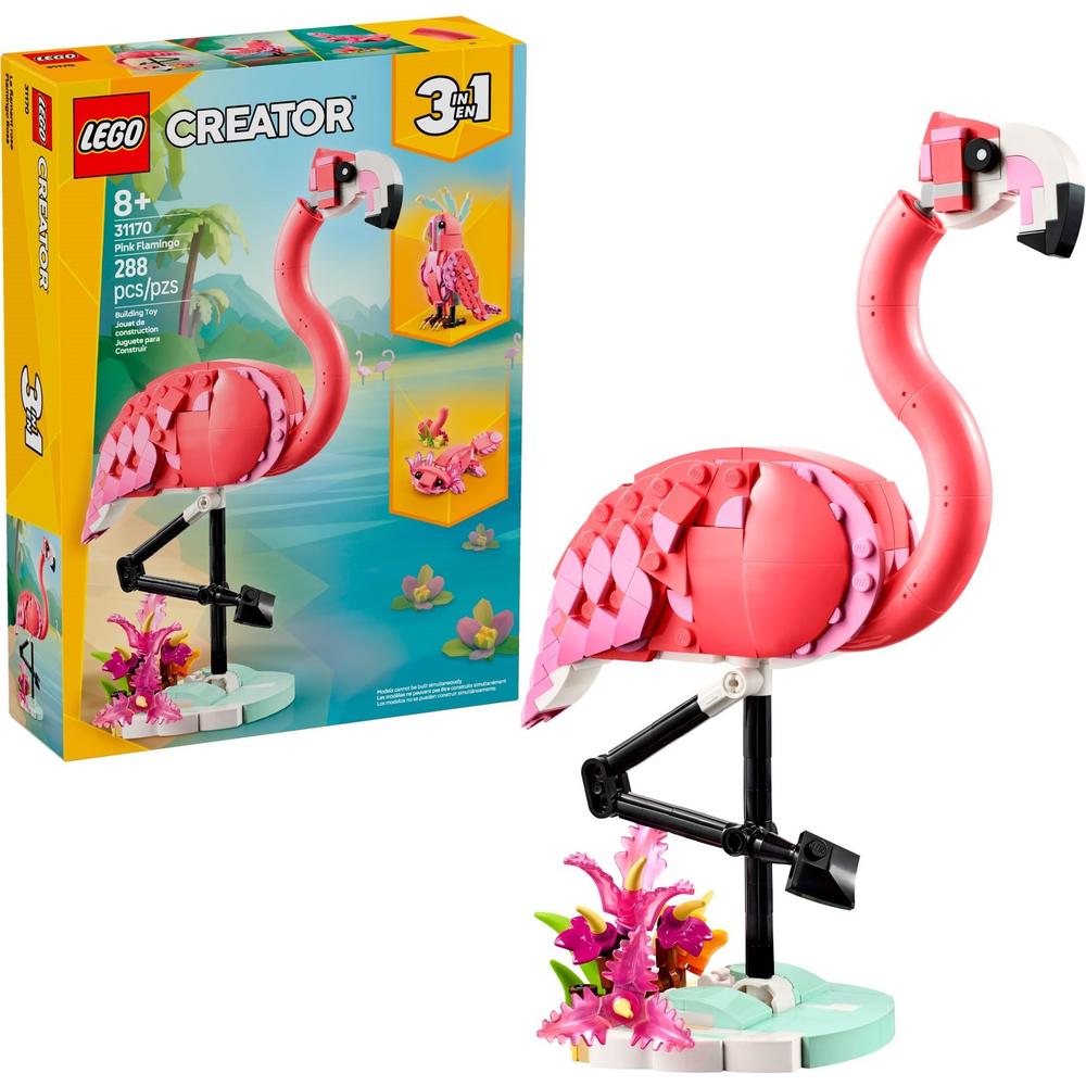 88VIP會員：樂高 LEGO 野生動物系列 31170 粉紅火烈鳥