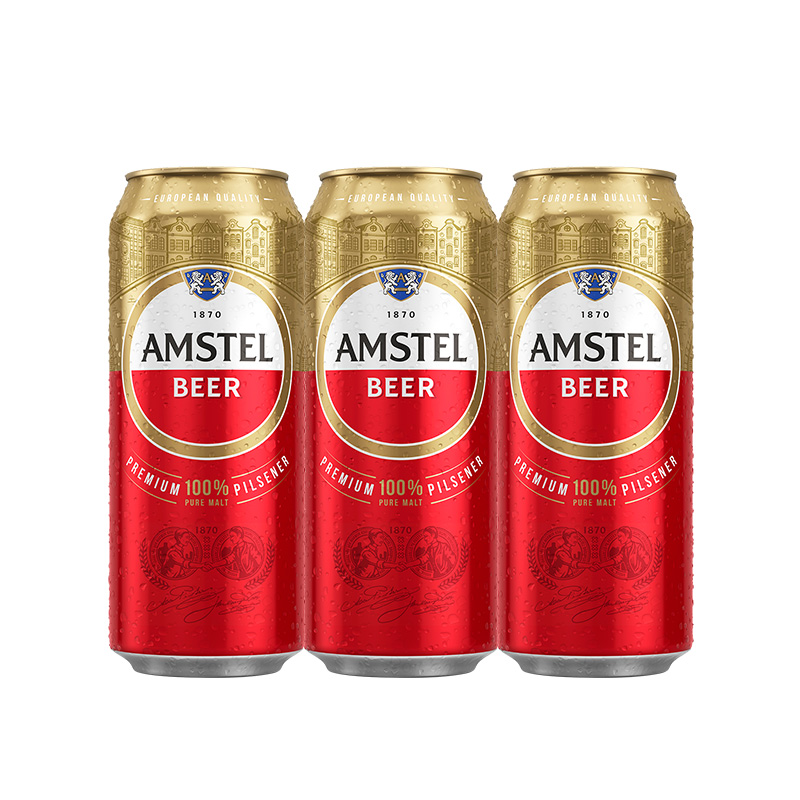 喜力 紅爵啤酒 500ml*3罐