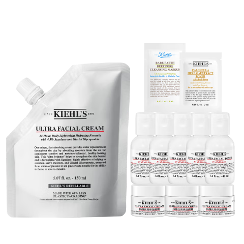 科顏氏（Kiehls）【林高遠同款】高保濕霜150ml補充裝保濕乳液護膚品禮盒生日禮物