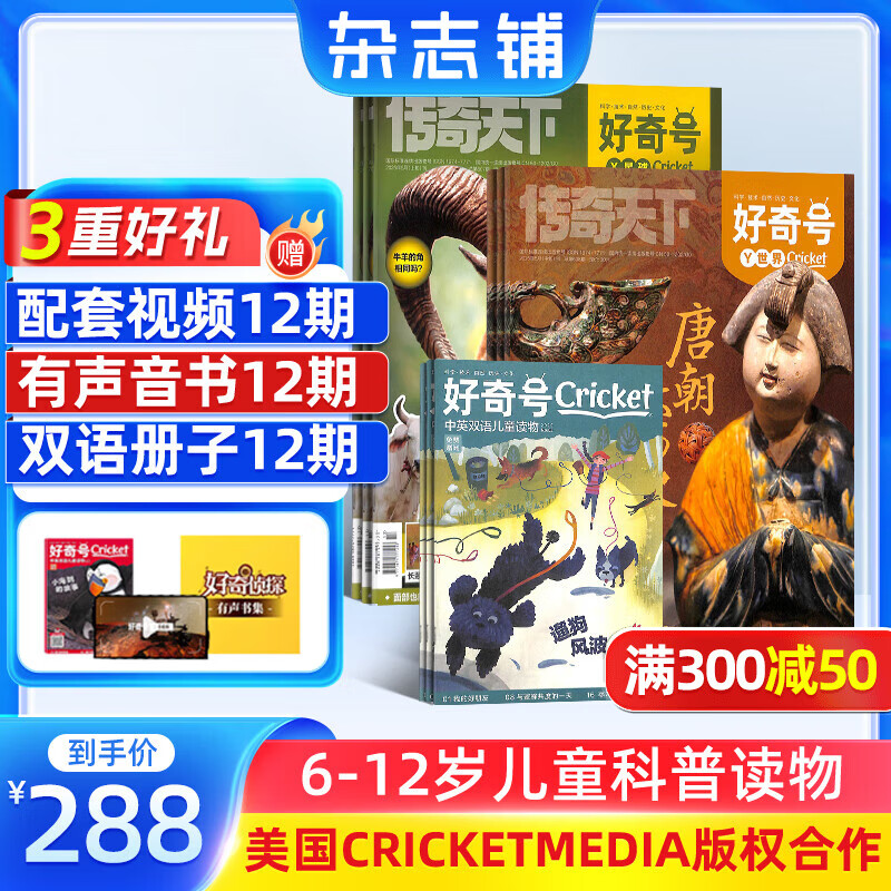 《好奇號(hào)雜志》（2025年起訂、共12期）