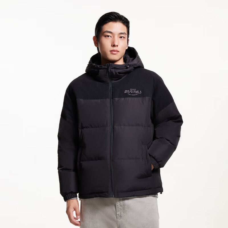 杰克瓊斯 冬季短款羽絨服合集 224412044純黑色 M 175