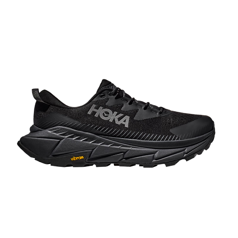 HOKA ONE ONE 男款夏季天際線X徒步鞋SKYLINE-FLOAT X 戶外登山 黑色 / 黑色 42