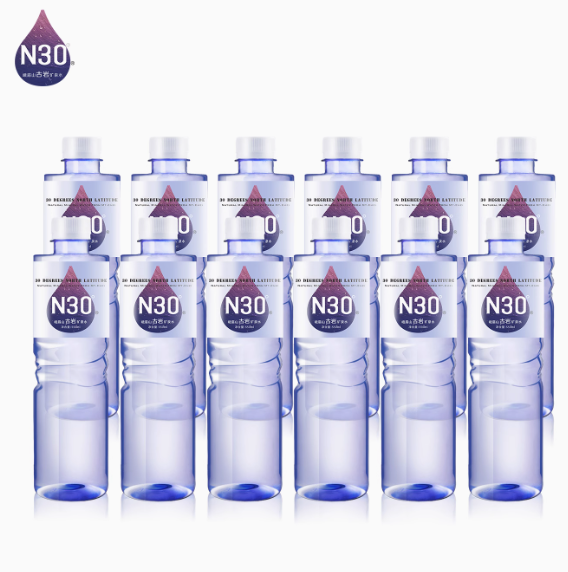 國家地理標志保護產品！峨眉山N30° 天然含鍶古巖礦泉水 550ml*24瓶
