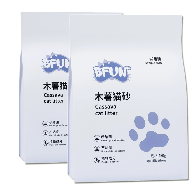 BFUN純木薯貓砂450g*2袋寵物
