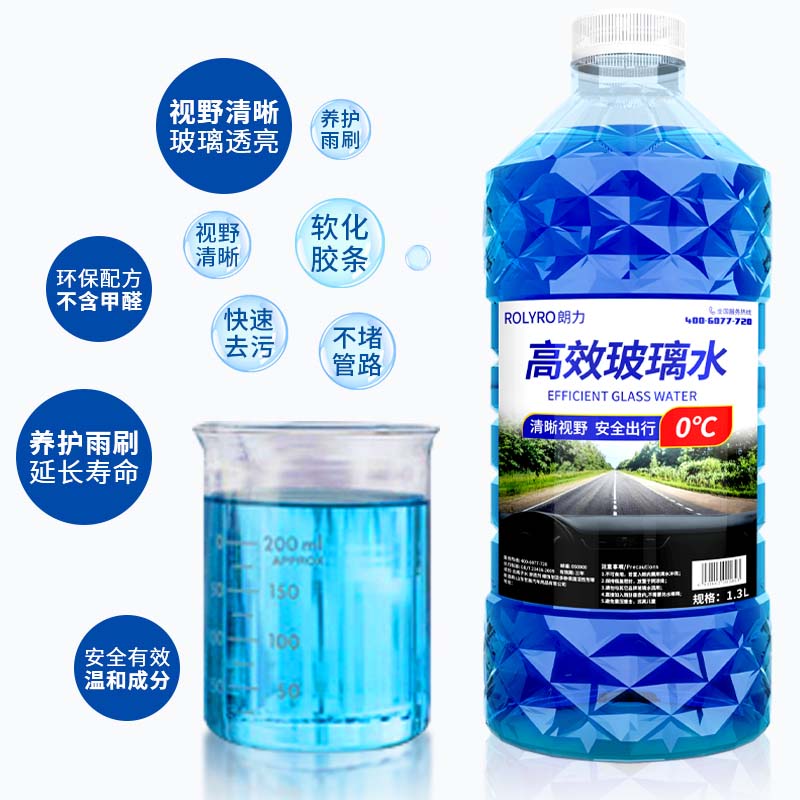 朗力 ROLYRO 4大桶汽車玻璃水 0度