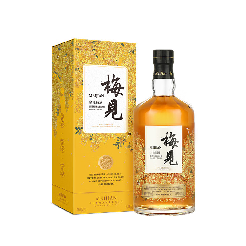梅見(jiàn) 金桂梅酒 750ml 禮盒裝