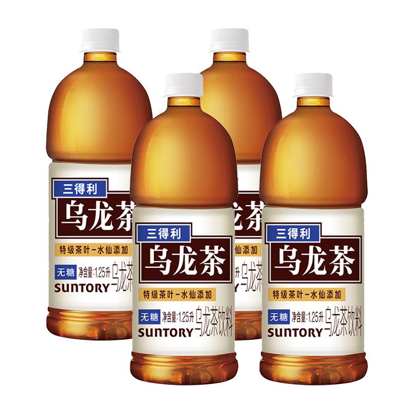 SUNTORY 三得利 無糖烏龍茶 1.25L*4瓶