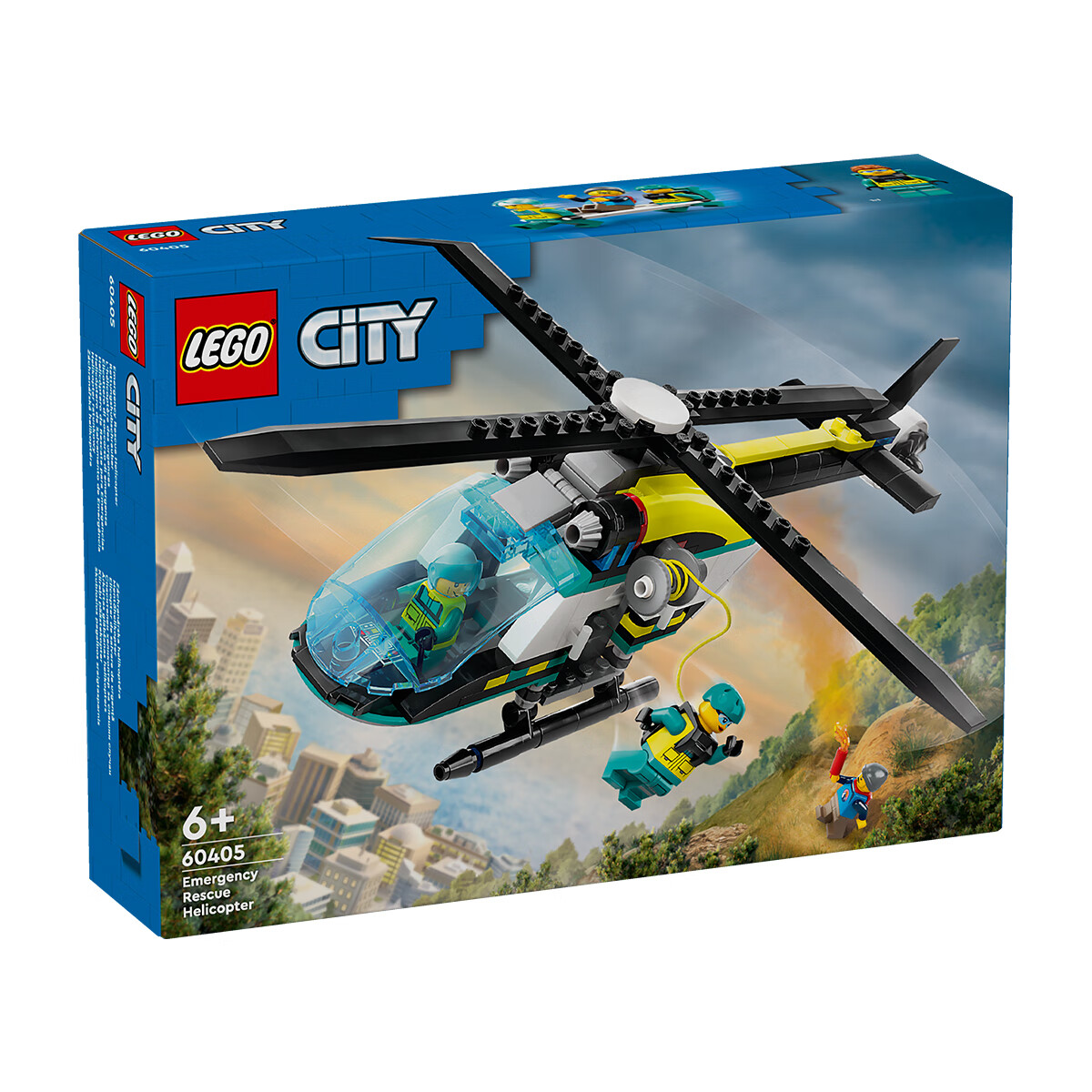 88VIP會(huì)員：LEGO 樂(lè)高 City城市系列 60405 緊急救援直升機(jī)