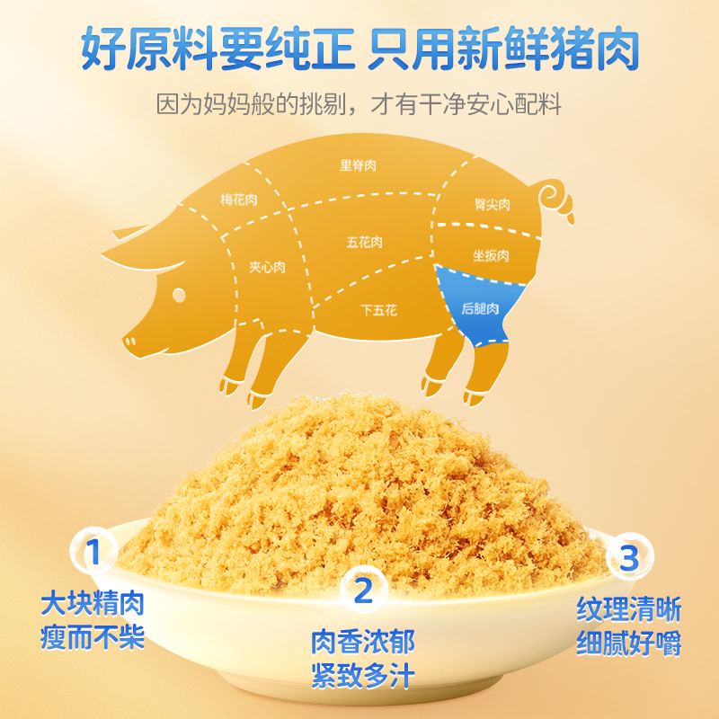 88VIP會員：小鹿藍藍 兒童豬肉酥 100g