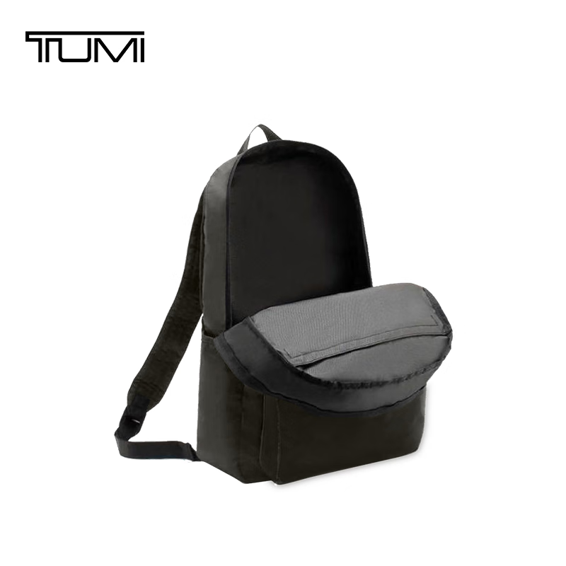 京東PLUS：TUMI 途明 PACKABLES女士雙肩包時尚休閑高端潮流暗綠色