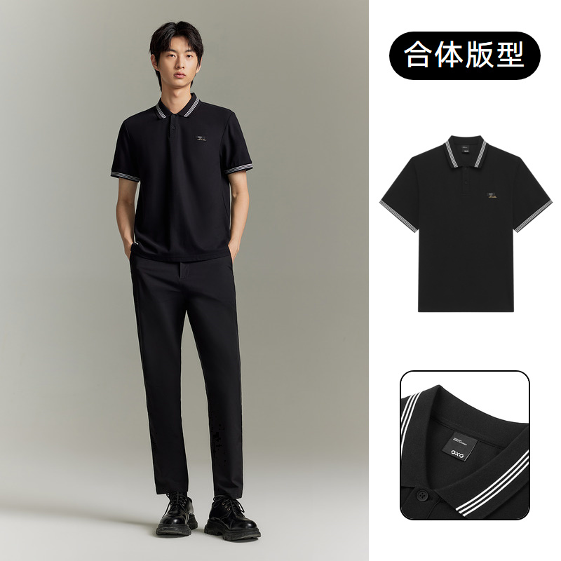 GXG 男裝 潮流休閑商務時尚百搭男士polo衫