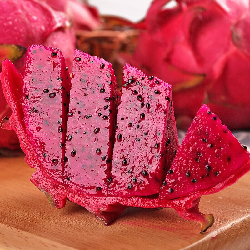 探味先生 云南西雙版納 京都一號紅心火龍果 帶箱5斤裝