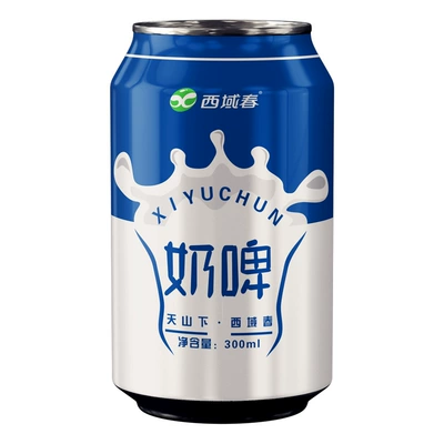 聚劃算百億補貼:西域春 奶啤 300ml*12罐裝