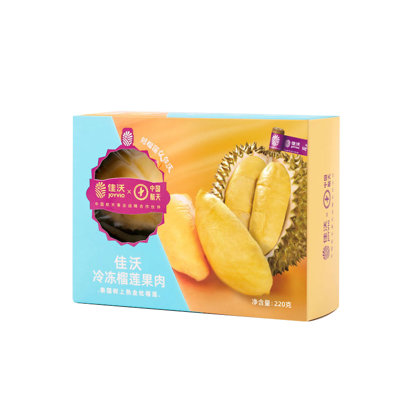 再降價、微信小程序: 佳沃（joyvio）泰國進口冷凍金枕頭榴蓮肉單盒凈重220g 冷凍榴蓮