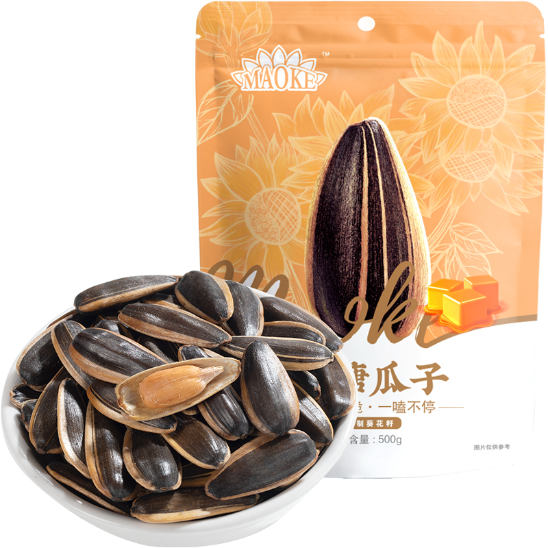 洽洽 毛嗑焦糖原味五香瓜子500g