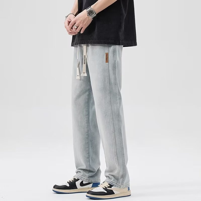 摩男志 美式潮牌高街牛仔褲