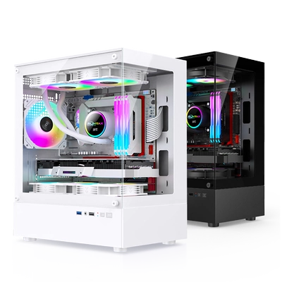 迅鈦 玄武MINI海景房電腦機箱