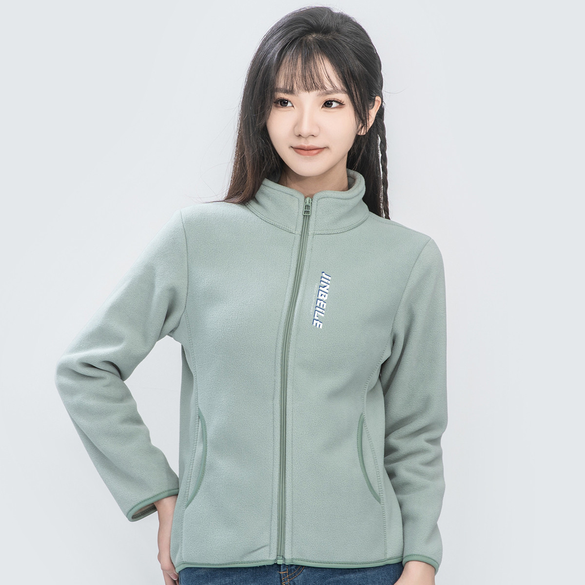 金貝勒 女款戶外抓絨上衣 F2KSB92188B1