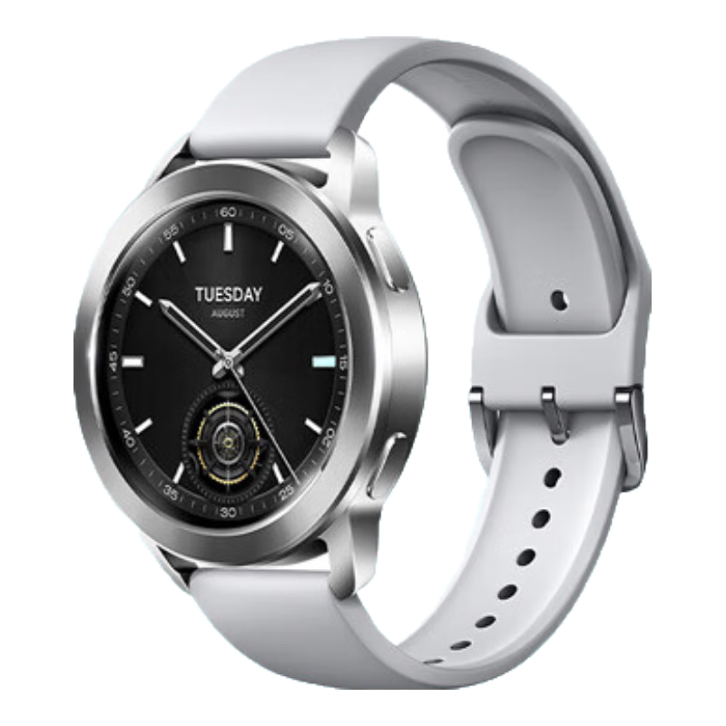 再降價(jià)、9日0點(diǎn)、plus會(huì)員：小米（MI）Xiaomi Watch S3 銀色 國(guó)家補(bǔ)貼 小米汽車SU7鑰匙 澎湃OS 全天血氧監(jiān)測(cè)