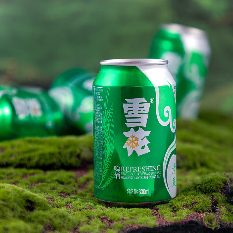 雪花 清爽啤酒 330ml*24聽