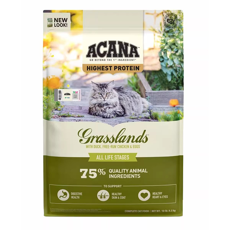 88VIP會員：ACANA 愛肯拿 草原家禽貓糧成幼貓通用型鴨肉貓糧4.5kg臨期24-11