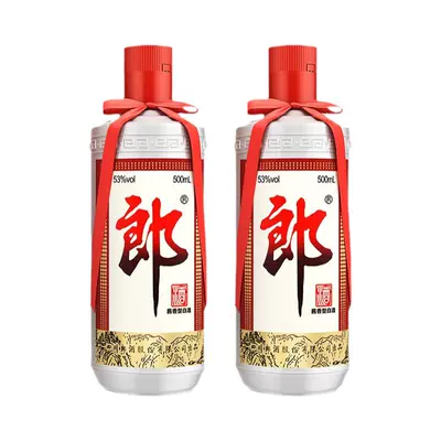 郎酒 郎牌郎酒53度500ml *2瓶醬香型白酒 婚宴高檔送禮禮盒