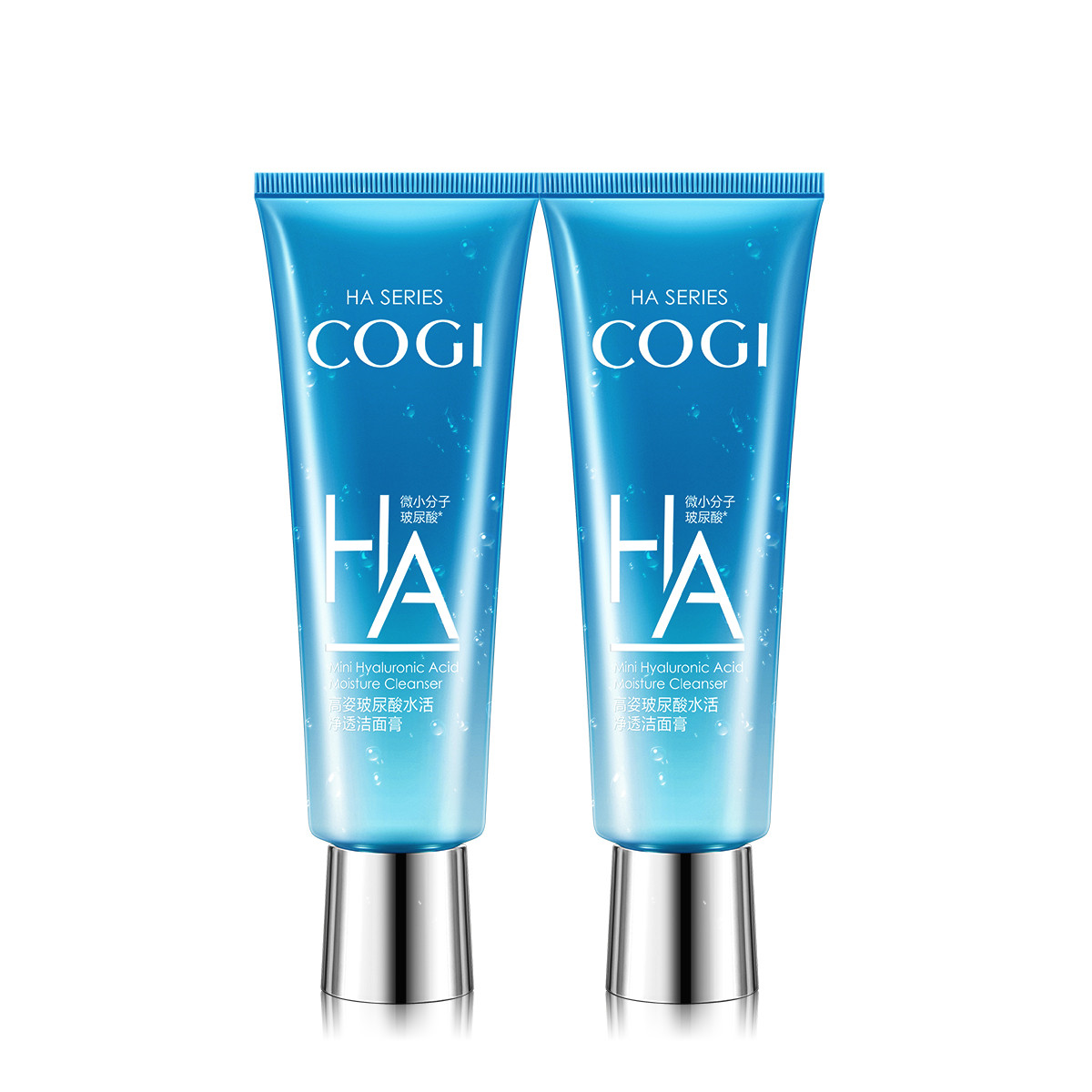 COGI 高姿 玻尿酸水漾凈透潔面膏100g*2氨基酸潔面乳