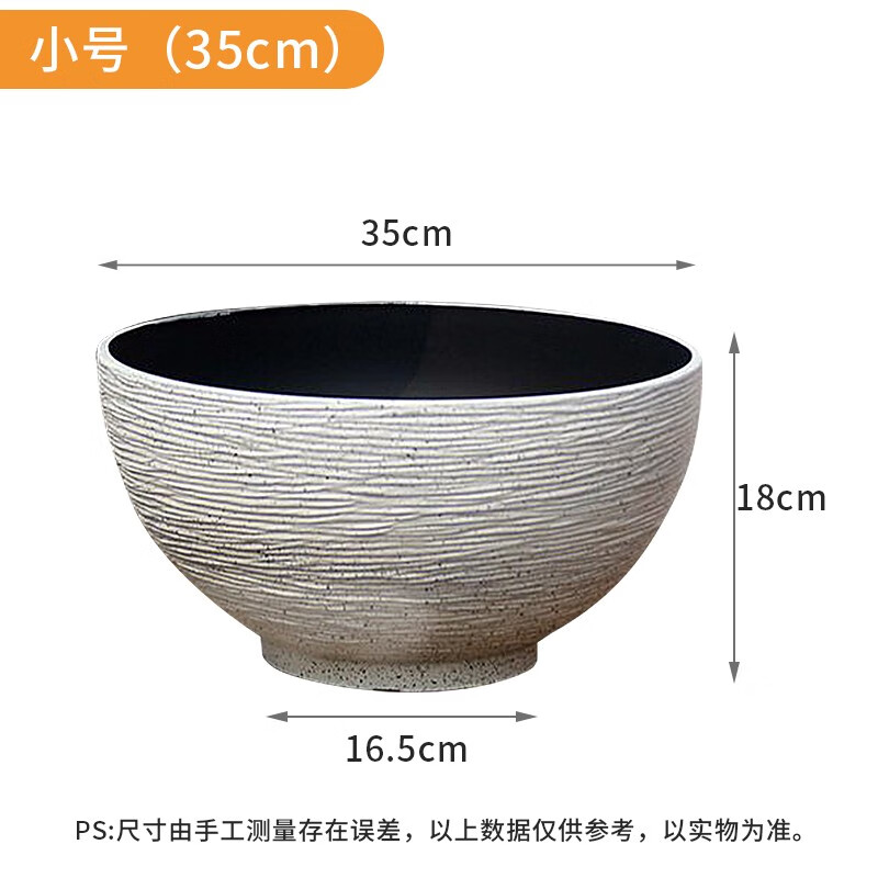 寵小帥 古法魚缸 養魚專用大盆子 白色裸缸