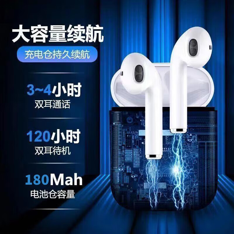 新款半入耳式無(wú)線藍(lán)牙耳機(jī) iOS安卓通用 觸控款